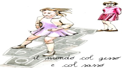 I GIOCHI DEI BAMBINI DI UNA VOLTA, LA CAVALLINA, IL MONDO, ... Immagine 3