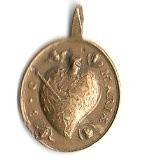 MEDAGLIE CON SACRO CUORE DI CRISTO E MARIA Immagine 1