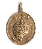 MEDAGLIE CON SACRO CUORE DI CRISTO E MARIA Immagine 2