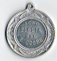 MEDAGLIE CON SACRO CUORE DI CRISTO E MARIA Immagine 4