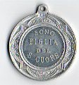 MEDAGLIE CON SACRO CUORE DI CRISTO E SACRAMENTI Immagine 4