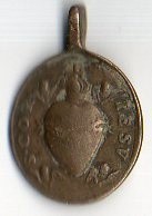 MEDAGLIE CON SACRO CUORE DI CRISTO E MARIA Immagine 5