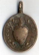 MEDAGLIE CON SACRO CUORE DI CRISTO E MARIA Immagine 6