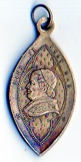 MEDAGLIA RICORDO DI PAPA PIO IX Immagine 1