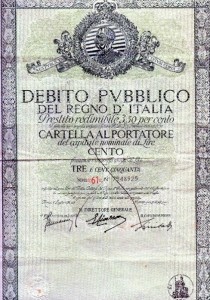 DEBITO PUBBLICO ITALIANO Immagine 1