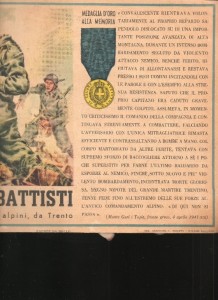 DOCUMENTI MILITARI, MEDAGLIA A FERRUCCIO BATTISTI, ... Immagine 4