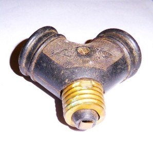 Porta lampade volanti in ottone Immagine 5