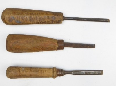SCALPELLI DA LEGNO A LAMA PIATTA Immagine 3