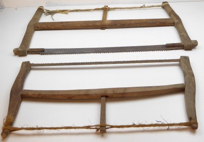 SEGHE DA LEGNO A DUE MANI CON LAMA LATERALE Immagine 2
