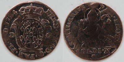 MONETE METALLICHE BORBONICHE DI PARMA Immagine 3