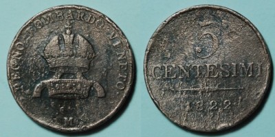 MONETE METALLICHE REGNO LOMBARDO VENETO Immagine 3