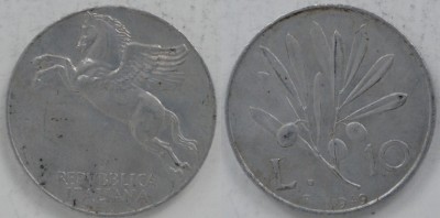 MONETE METALLICHE DELLA REPUBBLICA ITALIANA DA 1 A 100 LIRE Immagine 4