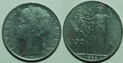MONETE METALLICHE DELLA REPUBBLICA ITALIANA DA 1 A 100 LIRE Immagine 14
