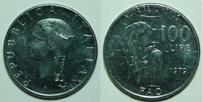 MONETE METALLICHE DELLA REPUBBLICA ITALIANA DA 1 A 100 LIRE Immagine 18
