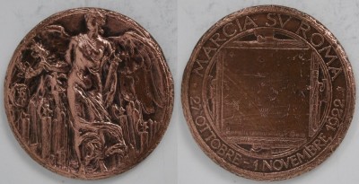 MEDAGLIE COMMEMORATIVE DELLA MARCIA SU ROMA Immagine 1