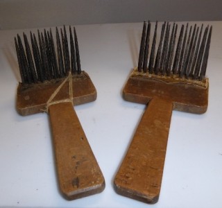 ATTREZZI PER LA CANAPA E LANA, SFILACCIATOI, PETTINI DA ... Immagine 10